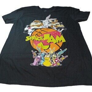 Space Jam Tune Squad T-Shirt Size M WB Looney Tunes Bugs Taz Daffy Unisex Tee